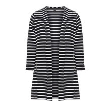 Striped Jersey Blazer Women Jacket